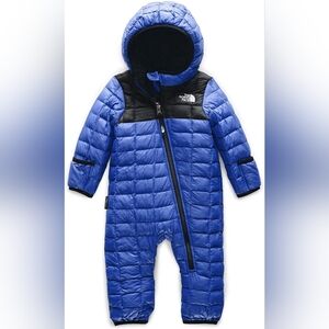 The North Face Infant Blue and Black Baby Bunting Outerwear, 18 - 24 Months
